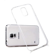 Aqua Aksesuar Galaxy S5 İ9600 Kılıf Ultra Ince Süper Silikon Şeffaf Kılıf