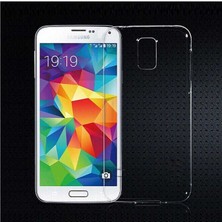 Aqua Aksesuar Galaxy S5 İ9600 Kılıf Ultra Ince Süper Silikon Şeffaf Kılıf