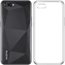 Aqua Aksesuar Realme C2 Kılıf Ultra Ince Süper Silikon Şeffaf Kılıf