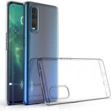 Aqua Aksesuar Oppo Reno 3 Pro 5g Kılıf Ultra Ince Süper Silikon Şeffaf Kılıf