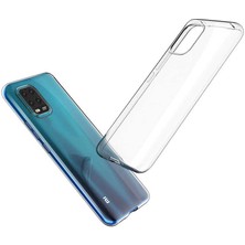 Aqua Aksesuar Xiaomi Mi 10 Lite Kılıf Ultra Ince Süper Silikon Şeffaf Kılıf