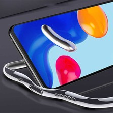 Aqua Aksesuar Xiaomi Redmi Note 11 Global Kılıf Ultra Ince Süper Silikon Şeffaf Kılıf