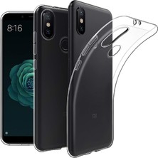 Aqua Aksesuar Xiaomi Redmi Note 6 Pro Kılıf Ultra Ince Süper Silikon Şeffaf Kılıf