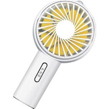 Haitun Elde Taşınır Masaüstü Fan, USB Şarj Edilebilir Mini Fan (Mavi) (Yurt Dışından)