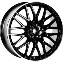 Cms 1064-04 8.0X19"-5X120 ET52 65.1 Diamond Rim Black Gloss Jant (4 Adet)