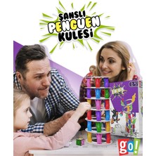 Go Toys Şanslı Penguen Kulesi Eğitici Zeka ve Aktivite Oyunu Eğlence Kutusu