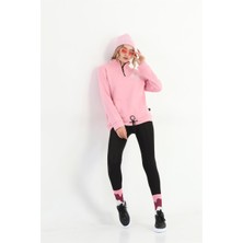 Mococo Kadın Fermuarlı Pembe Sweatshirt MW5717