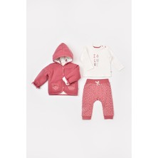 Biorganic Baby Kız Bebek 3'lü Takım Rose 73292