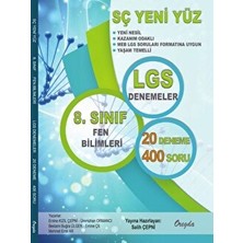 8. Sınıf Fen Bilimleri 20 Deneme LGS Denemeler 1