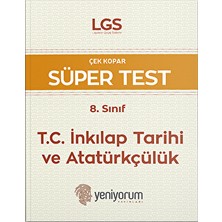 Yeniyorum Yayınları LGS Çek Kopar Süper Test 8. Sınıf T.c. Inkılap Tarihi ve Atatürkçülük