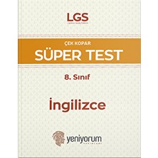 Yeniyorum Yayınları LGS Çek Kopar Süper Test 8. Sınıf Ingilizce