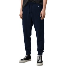 Allsaints  Raven Lacivert Pamuk Slim Fit Jogger Eşofman Altı