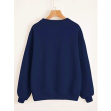 Daxis Sportwear Company Sıfır Yaka Unisex Oversize Sweatshirt
