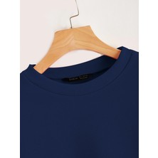 Daxis Sportwear Company Sıfır Yaka Unisex Oversize Sweatshirt