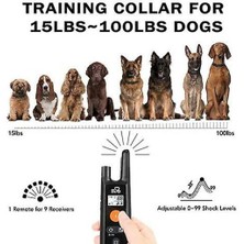 HaiTun Köpek Eğitim Yaka Şarj Edilebilir Köpek Şok Yaka Köpek Eğitim Cihazı (Yurt Dışından)
