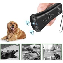 HaiTun Pet Köpek Kovucu Anti Barking Stop Bark Eğitim Cihazı Trainer (Siyah) (Yurt Dışından)