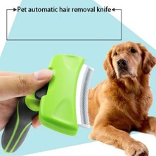 HaiTun Pet Tarak Kenar Kırpma Köpek Kedi Rake Temizleme Kürk Fırça Köpek Saç Sökücü Combs Furmine Kedi Bakım Fırçası Deshedding Aracı | Köpek Tarakları (Yurt Dışından)