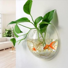 HaiTun Duvar Montajı 3D Akrilik Balık Kase Akvaryum Suda Pet Betta Balık Goldfish Bitki Şeffaf Asılı Tankı Ev Dekorasyon | Akvaryumlar ve tanklar (Yurt Dışından)