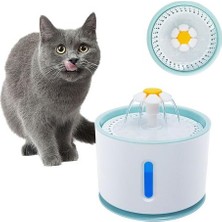 HaiTun 2.4l Otomatik Kedi Su Çeşmesi Filtre Köpek Su Dağıtıcı Kedi Su Drinker Içme Kase Besleyici Pet Malzemeleri USB | Kedi Besleme ve sulama Malzemeleri (Yurt Dışından)