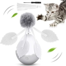 HaiTun Pet Hareketli Oyuncak Akıllı Elektronik Tumbler Topu Interaktif Kedi Oyuncak Chaser Kittens Entertainment Egzersiz | Kedi Oyuncakları (Yurt Dışından)