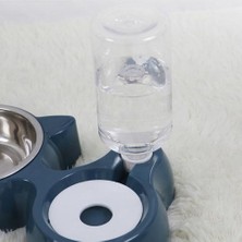 HaiTun 2 In 1 Pet Kedi Kase Su Dağıtıcı Otomatik Su Depolama Kedi Gıda Kase Su Konteyner Yavru Köpekler Besleyici Waterer | Köpek Besleme (Yurt Dışından)