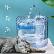 HaiTun Akıllı Kedi Su Çeşmesi Filtresi Musluk Köpek Su Dağıtıcı ile Otomatik Sensör Drinker Şeffaf Filtre Drinker Pet Besleyici | Kedi Besleme ve sulama Malzemeleri (Yurt Dışından)