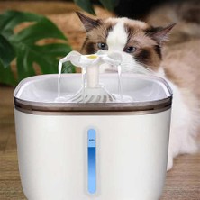 HaiTun Otomatik Pet Kedi Su Çeşmesi Dağıtıcı USB LED 2l Ultra Sessiz Köpek Içme Kase Drinker Besleyici Kase Pet Içme Besleyici | Kedi Besleme ve sulama Malzemeleri (Yurt Dışından)