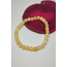 Bade Accessories 6 mm Kalsit Doğaltaş Bileklik