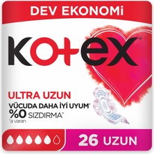 Kotex Hijyenik Ped Ultra Uzun Dev Ekonomik 26'lı