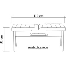 Zeytun Ahşap Açılır Bench Atlantik Yeşil