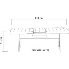 Zeytun Ahşap Açılır Bench Atlantik Yeşil