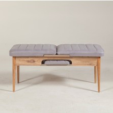 Zeytun Ahşap Açılır Bench Atlantik Soho Gri