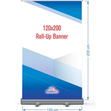 Snapper Roll Up Banner 120X200CM Baskılı