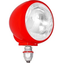 Ceray Süper Far Traktör Ön Farı Üniversal Kırmızı