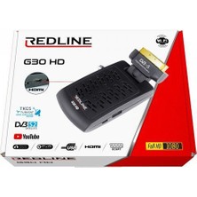 Redline G30 Mini Scart Lı HD Uydu Alıcısı HDMI Bağlantı Özellikleri ile Full HD Görüntü Kalitesi
