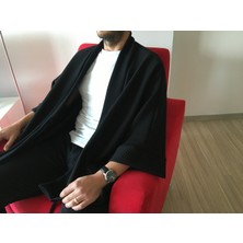 Kinua Studio - Yumuşak Dokulu Kapitone Kalın Ovre Kimono - Unisex