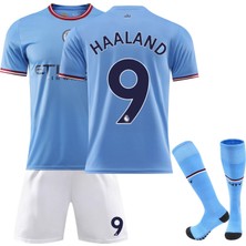 Shinee 22-23 Manchester City Iç Saha Forması 9 Harland Forması Takım Elbise (Yurt Dışından)