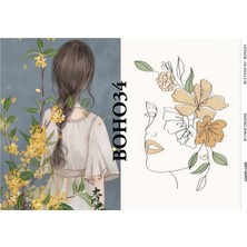 Lineart Pirinç Dekopaj Kağıdı LA-BOHO34