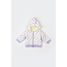 Biorganic Baby Kız Bebek Fermuarlı Ceket Lila 61456