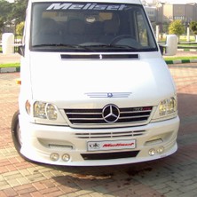 Meliset Boyasız) Mercedes Sprinter W901 Ön Tampon (Çift Sisli) 1995-2006 Arasına Uyumludur