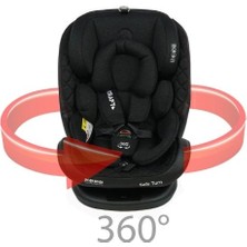 Kraft Safe Turn 0-36 kg 360° Dönebilen İsofixli Oto Koltuğu Black