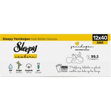 Sleepy Yenidoğan Islak Mendil12x40lı