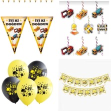 Çıtı Pıtı Store Iş Makineleri Inşaat Temalı Süsleme