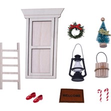 Kayaya 1/12 Ölçekli Bebek Evi Dekoru Için 10 Adet Bebek Evi Minyatür Dekorasyon Seti (Yurt Dışından)