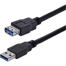 Wozlo 30CM USB 3.0 Uzatma Kablosu Dişi Erkek USB 3.0 Uzatma Kablosu