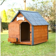 Mandu Isı Yalıtımlı Ahşap Köpek Kulübesi (Large)