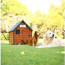 Mandu Isı Yalıtımlı Ahşap Köpek Kulübesi (Large)