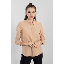 Feminist Camel Uzun Kol Düğme Kapamalı Gömlek 382462.09