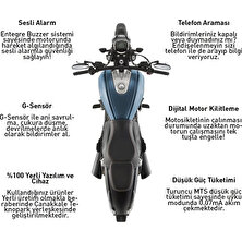 Turuncu Motosiklet Takip Sistemi 24 Aylık +Buzzer Siren