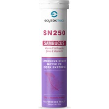 Saytekmed Sn 250 - Kara Mürver Ekstresi - Vitamin C - Propolis - Çinko ve Vitamin D İçeren Takviye Edici Gıda